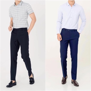Ảnh thật cận chất - Quần âu nam M A N G O xuất dư cao cấp