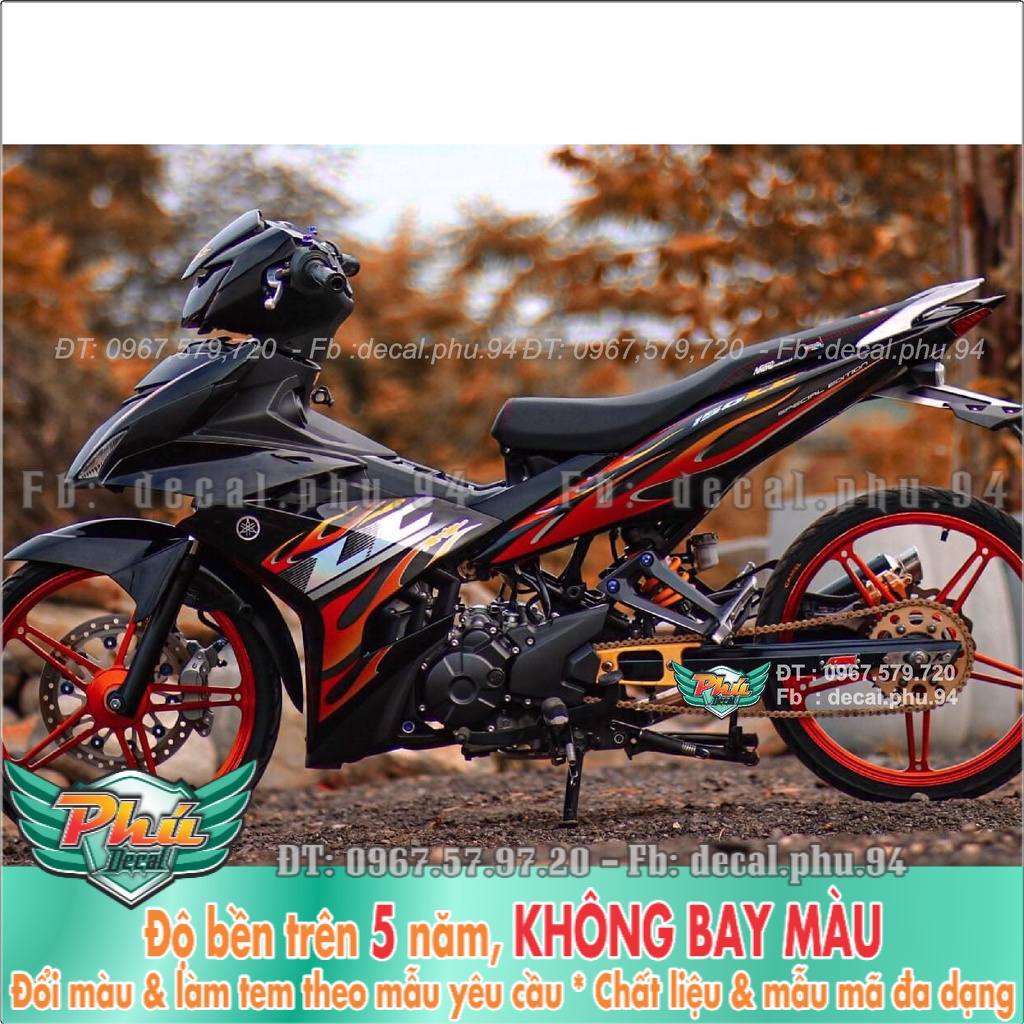 Tem Rời Exciter 150 Lc đỏ đen 2021 (K) -1