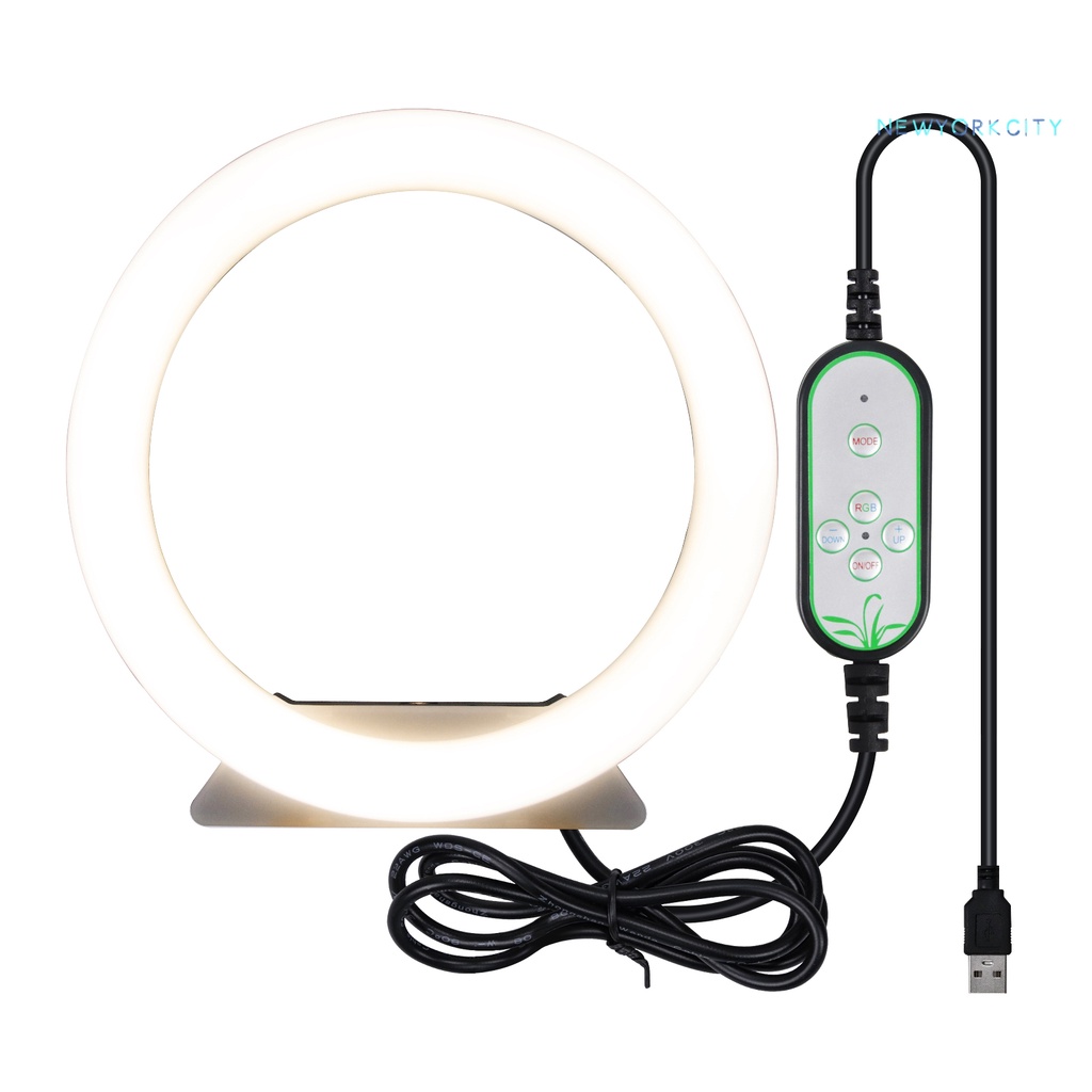 Vòng Đèn LED RGB Có Thể Điều Chỉnh Nguồn USB Hỗ Trợ Chụp Ảnh / Live Stream