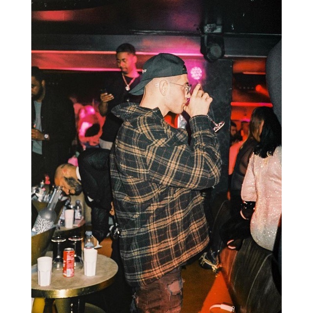 Áo sơ mi oversize khoác chất dạ dày dặn kẻ caro phong cách Âu Mỹ  Represent Tartan Wool Overshirt