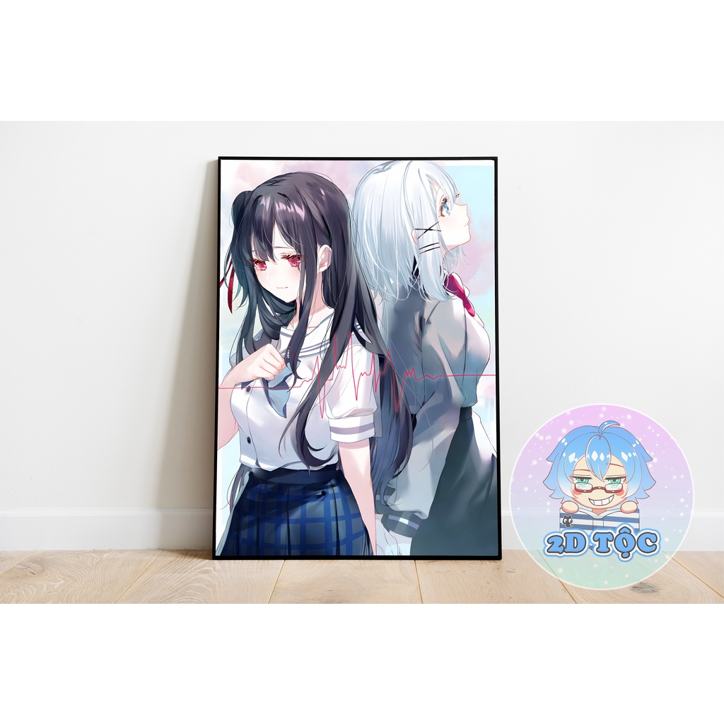 TRANH POSTER A3 LIGHT NOVEL THÁM TỬ ĐÃ CHẾT (3) CHẤT LIỆU GIẤY CAO CẤP - 2D TỘC SHOP