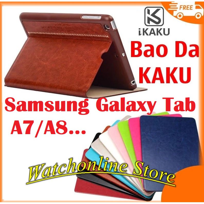 Bao Da Kaku Samsung Galaxy Tab A T295/ S5e T725/ T515/ P205 Tab a7 Tab A7 lite T285 T295 Tab A8 X200 X205