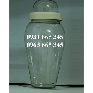 Bình ngâm rượu sâm thủy tinh (1 lít) _ Thảo Dược Thanh Bình