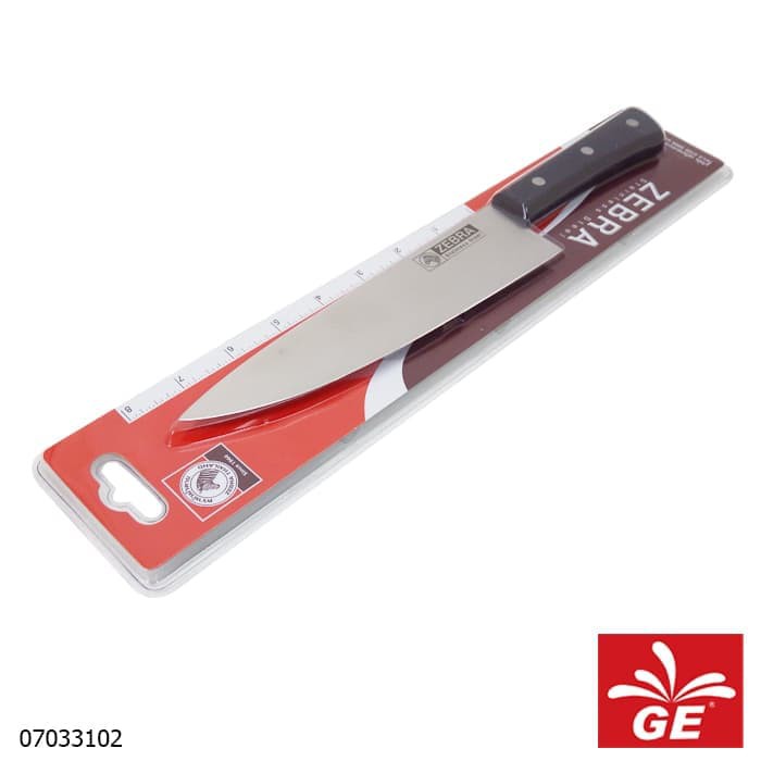Dao Inox 304 Zebra Chef 8" Cao Cấp 100224 32cm