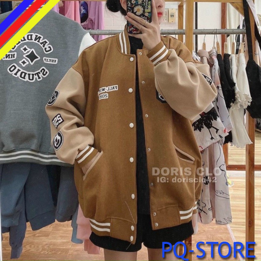 (Free Ship+Hoàn Xu) ❤ Áo Bomber Nỉ Candles Form rộng Unisex Nam Nữ Couple Chất Nỉ Mịn Đẹp