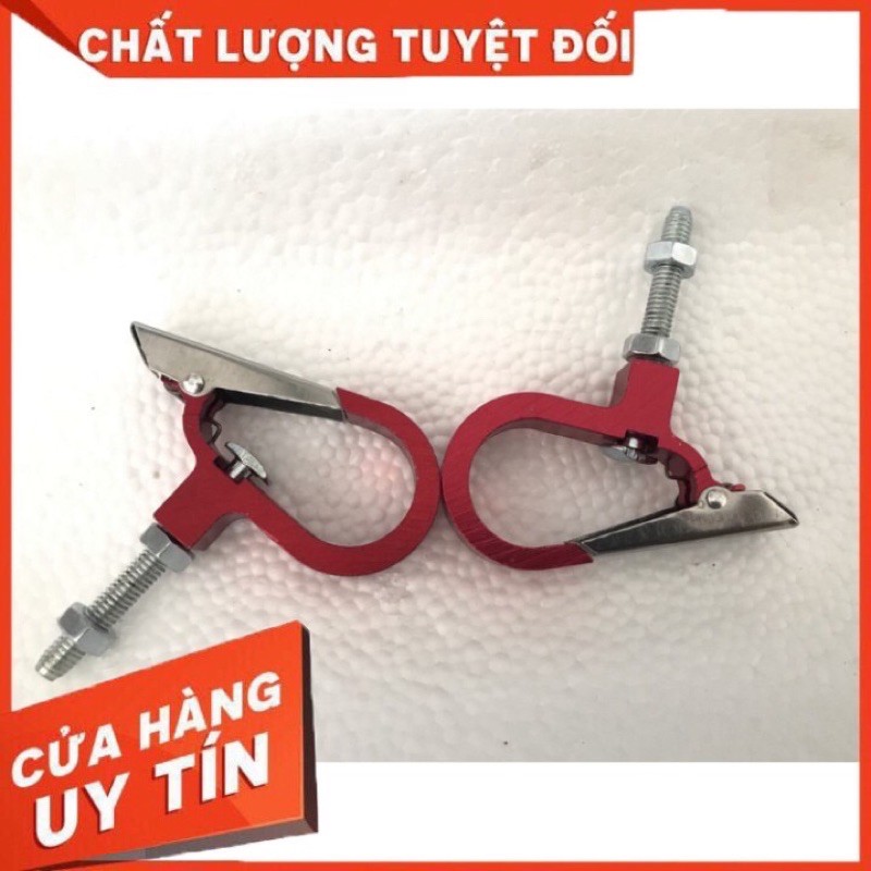 Móc treo đồ xe máy nhiều màu, 2 loại bấm và gạt.