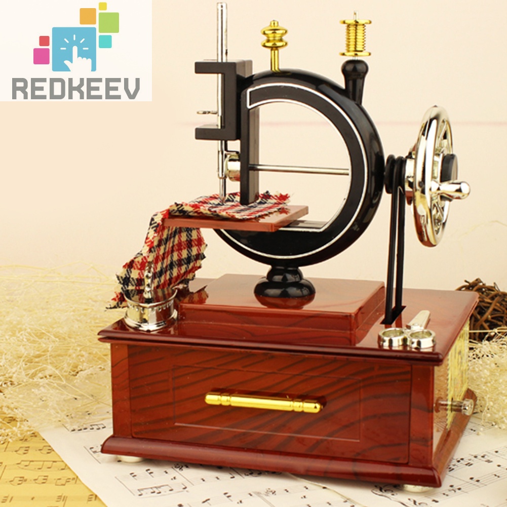 Hộp nhạc mô phỏng máy may cổ điển