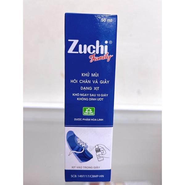 ✅ Xịt khử mùi Zuchi Family dung tích 50ml