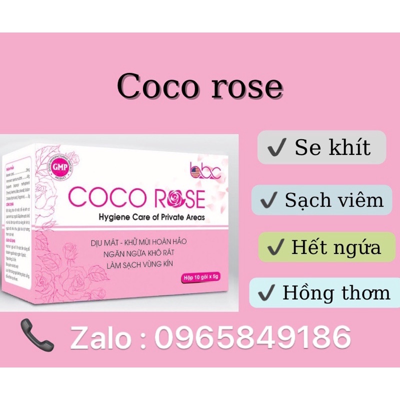 Bột Ngâm Se Khít sạch viêm COCOROSE