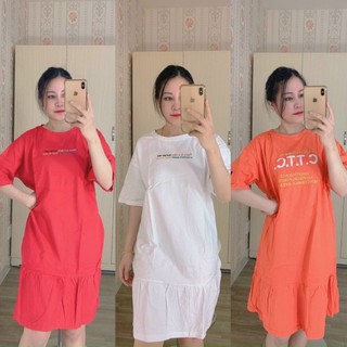 ĐẦM THUN SUÔNG FORM RỘNG (KÈM VIDEO HÌNH THẬT)