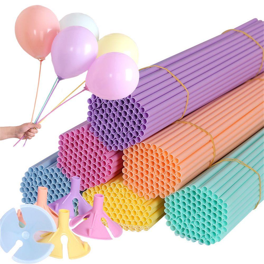 JANE Bộ 100 Bong Bóng Nhựa Bơm Hơi Trang Trí Tiệc