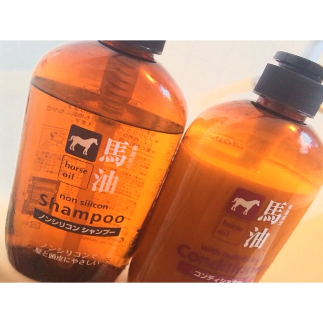 Dầu gội mỡ ngựa Horse Oil Natural Hair Shampoo Nhật Bản Chính Hãng