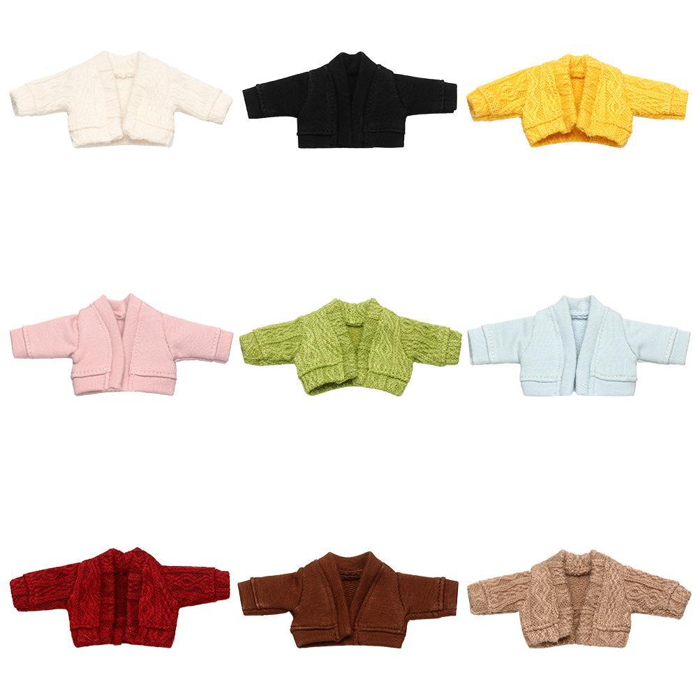 CLEVER Áo Len Dệt Kim Mini Nhiều Màu Dành Cho Búp Bê