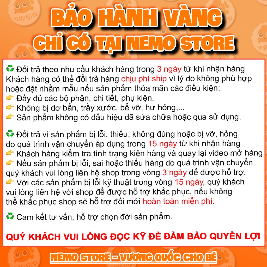 Ghế rung cho bé đa năng bập bênh - loại cao cấp tự nhún có đồ chơi cho trẻ ngủ Nemo Store