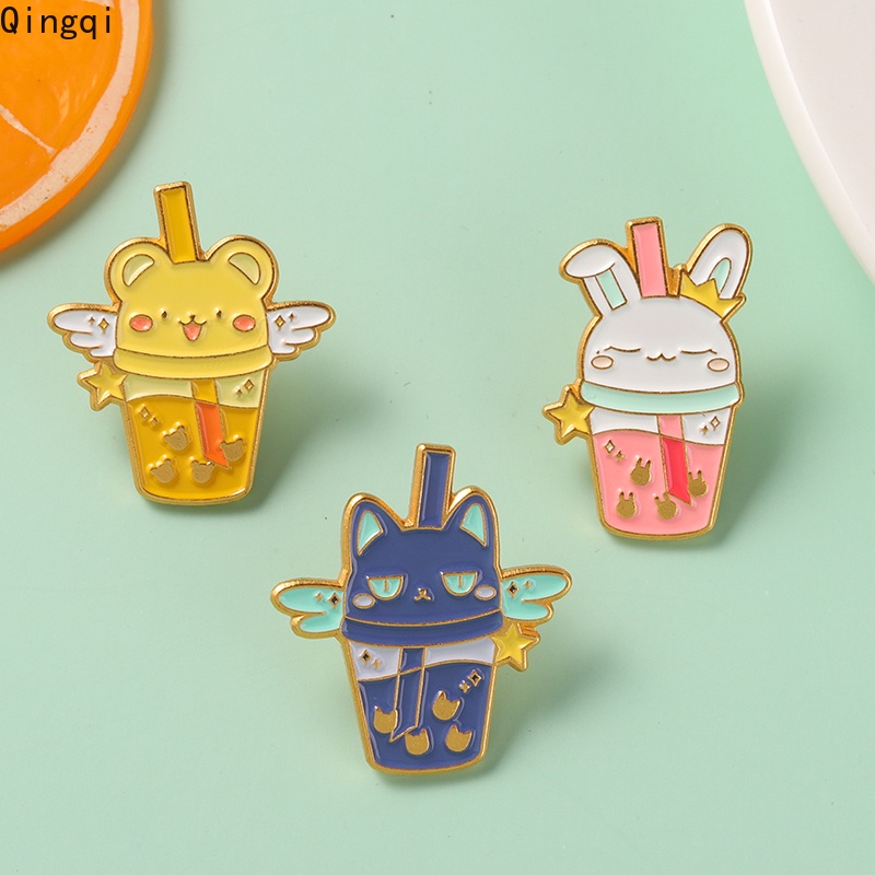 Ghim cài áo Miss Zoe tráng men hình động vật dễ thương