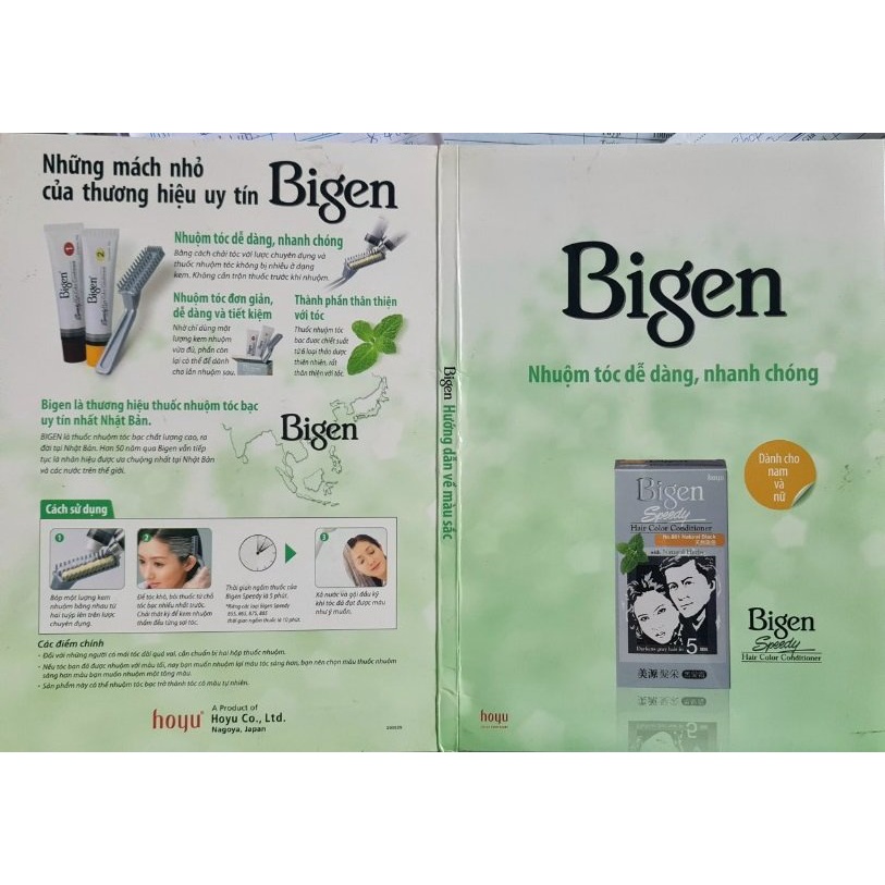 Nhuộm phủ bạc Thái Lan Bigen