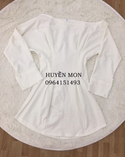 Váy trễ vai ảnh thật