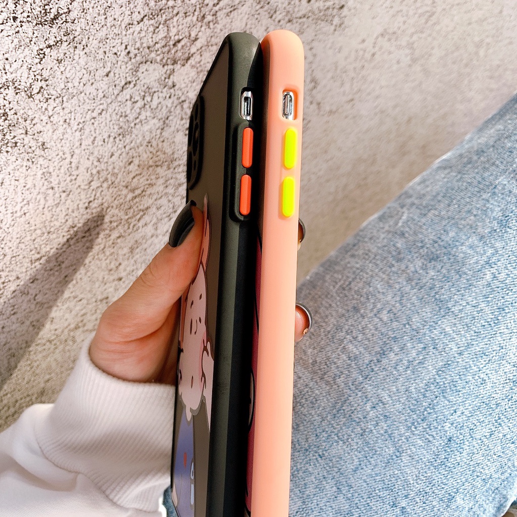 Ốp nhám đôi Boy girl cute xỉu dành cho nhiều dòng máy của Iphone/samsung/oppo/realme/vivo/xiaomi