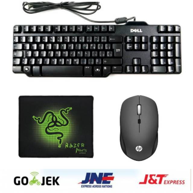 Bộ Bàn Phím + Chuột Không Dây Chuyên Dụng Cho Dell + HP S1000 + RAZER