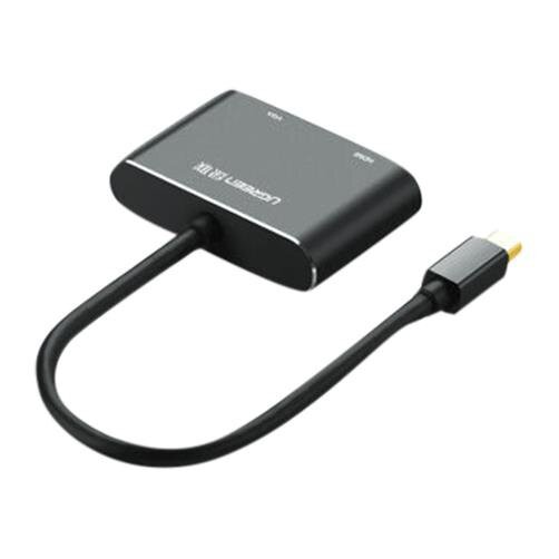 Cáp Chuyển Mini Displayport to HDMI & VGA Ugreen 20422 (Màu Đen) - Hàng Chính Hãng