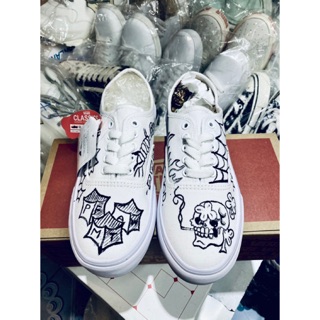 Giày custom đầu lâu