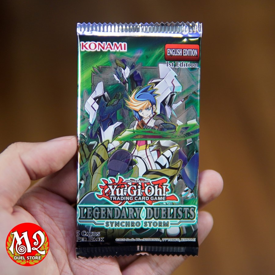 Gói thẻ bài Yugioh lẻ Legendary Duelists Synchro Storm - 05 lá bài thật chính hãng - Nhập khẩu USA