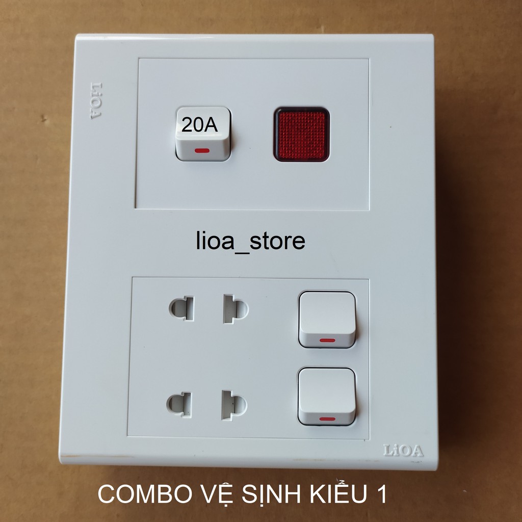 COMBO (Ổ CẮM + C/ TẮC + ÁT)PHÒNG VỆ SINH LẮP CHÌM CHỮ NHẬT