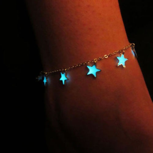 Vòng đeo tay đính mặt phát sáng thời trang