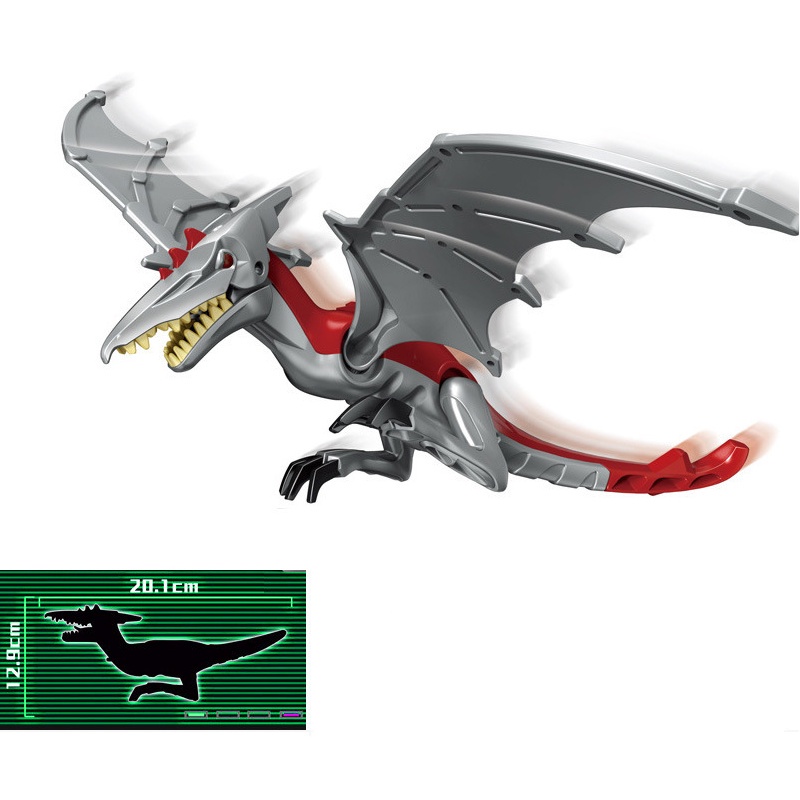 5styles Jurassic Park Dinosaur Baryonyx Figures Building Blocks Toy Assemble Kids Toys