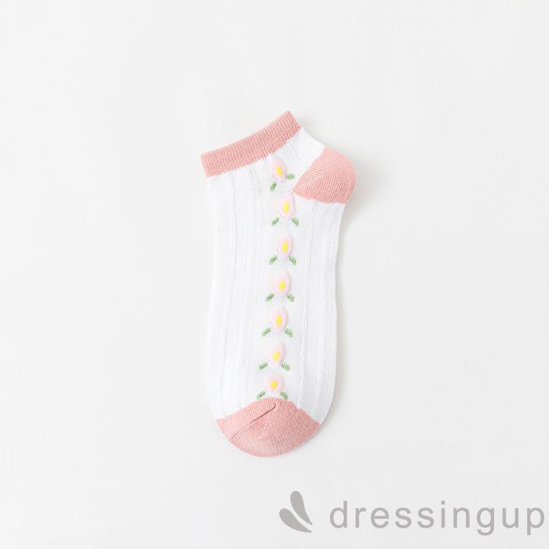 Đôi tất chân giữ ấm in họa tiết hoạt hình thời trang thu đông cho nữ