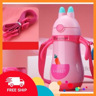 (K01) Bình Nước Tai Thỏ Cho Bé NLQK