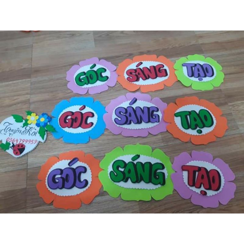 Khẩu hiệu , câu đối , tên góc  tự làm trang trí tiểu học