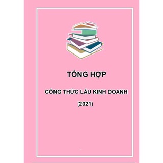 Trọn bộ 9 quyển tổng hợp tất cả các loại công thức