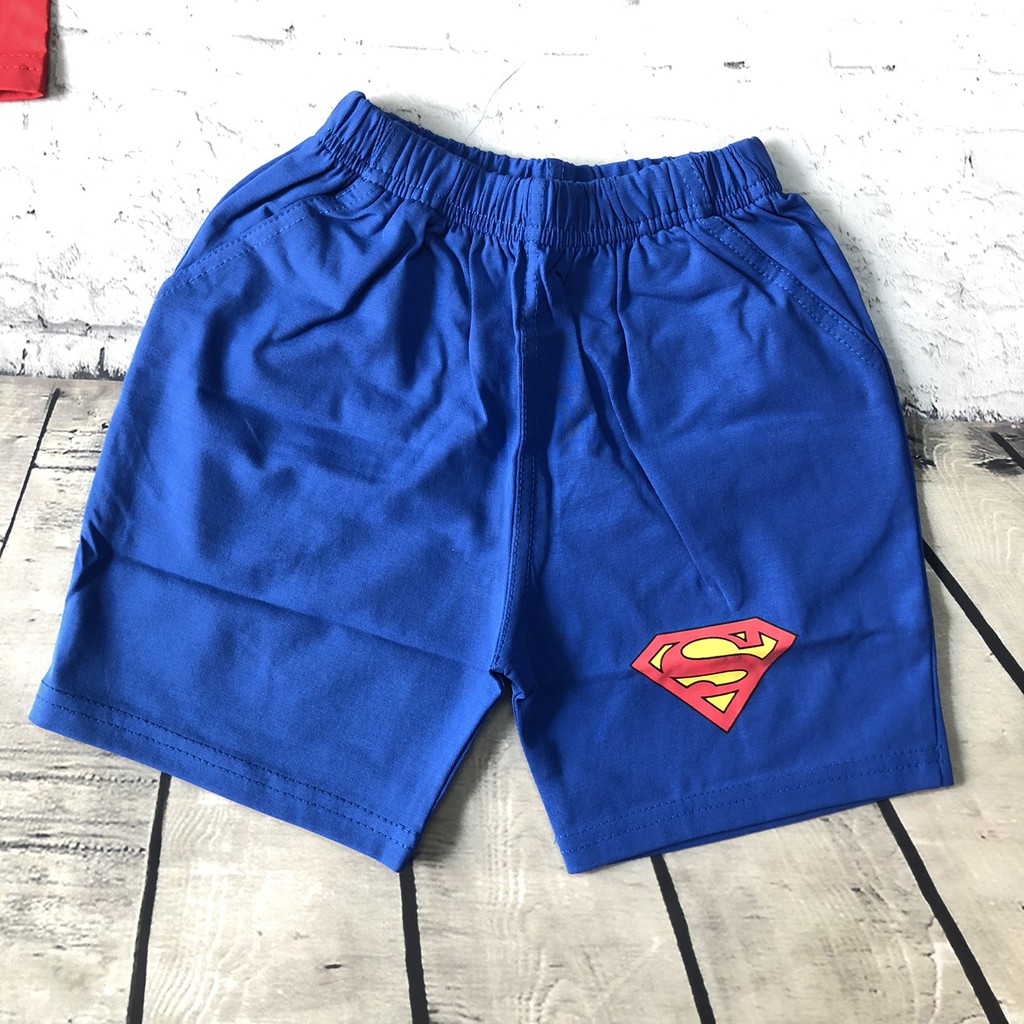Quần áo siêu nhân super - man lửng set 2 chi tiết - cotton 100%