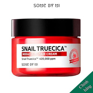 Kem Dưỡng Hỗ Trợ Phục Hồi Da, Mờ Thâm Sẹo Some By Mi Snail Truecica Miracle Repair Cream 60g