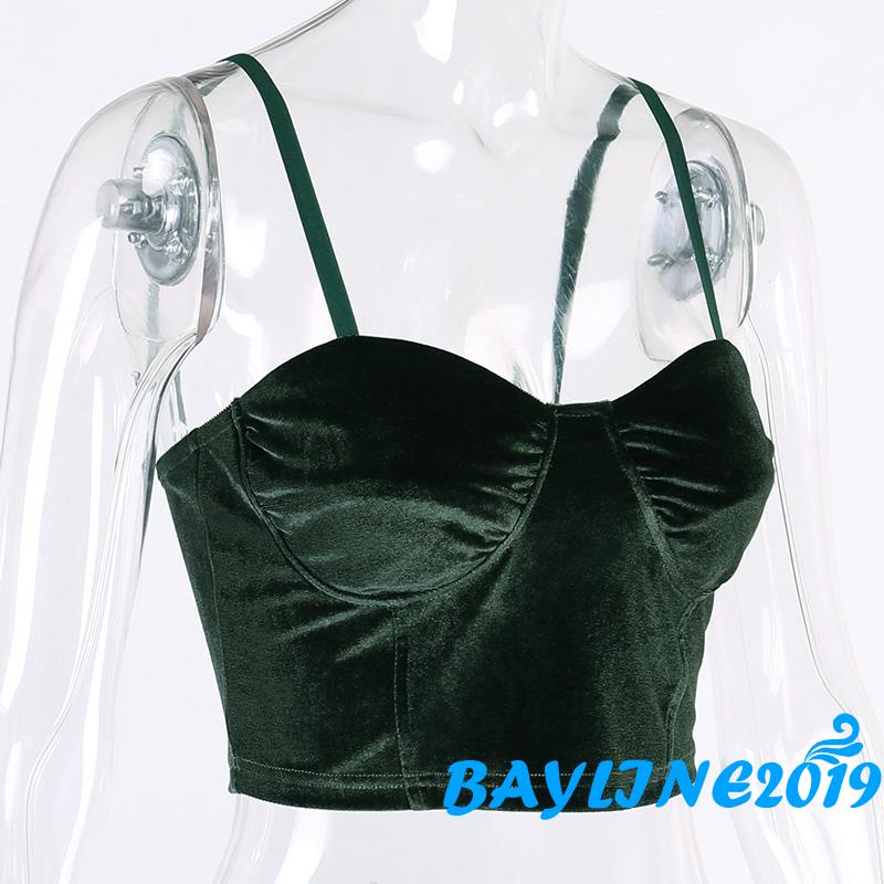 Áo hai dây dáng ngắn quyến rũ cho nữ