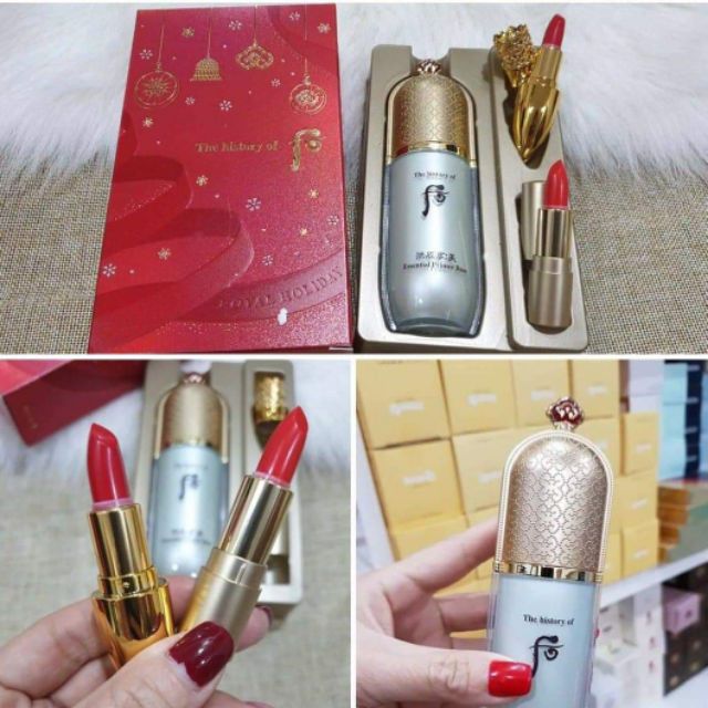 Set kem lót Whoo Mi siêu đẹp tặng 2 son | BigBuy360 - bigbuy360.vn