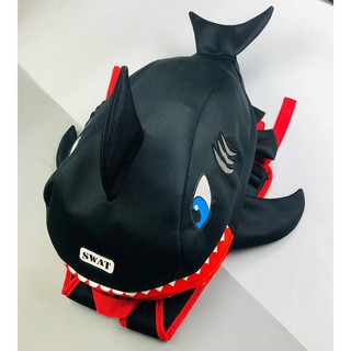 Balo con cá mập Baby Shark màu đen