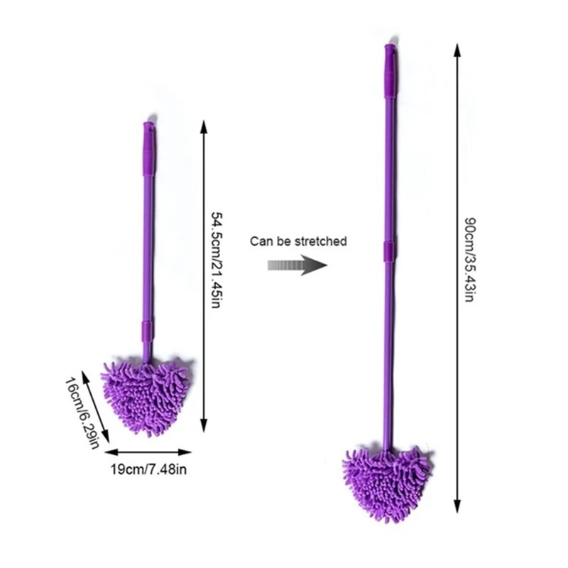 Bộ Cây Lau Nhà Hình Tam Giác Có Thể Thu Gọn Tiện Dụng Cho Gia Đình