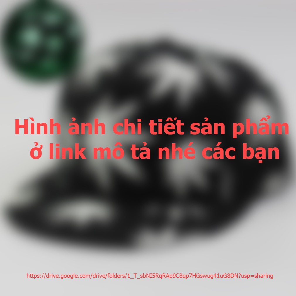 Mũ Snapback phát quang hình lá phong | AKZ-SNAPBACK
