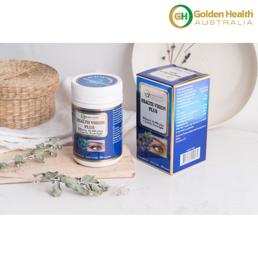 [GOLDEN HEALTH] Viên uống bổ mắt - Health Vison Plus 10000mg