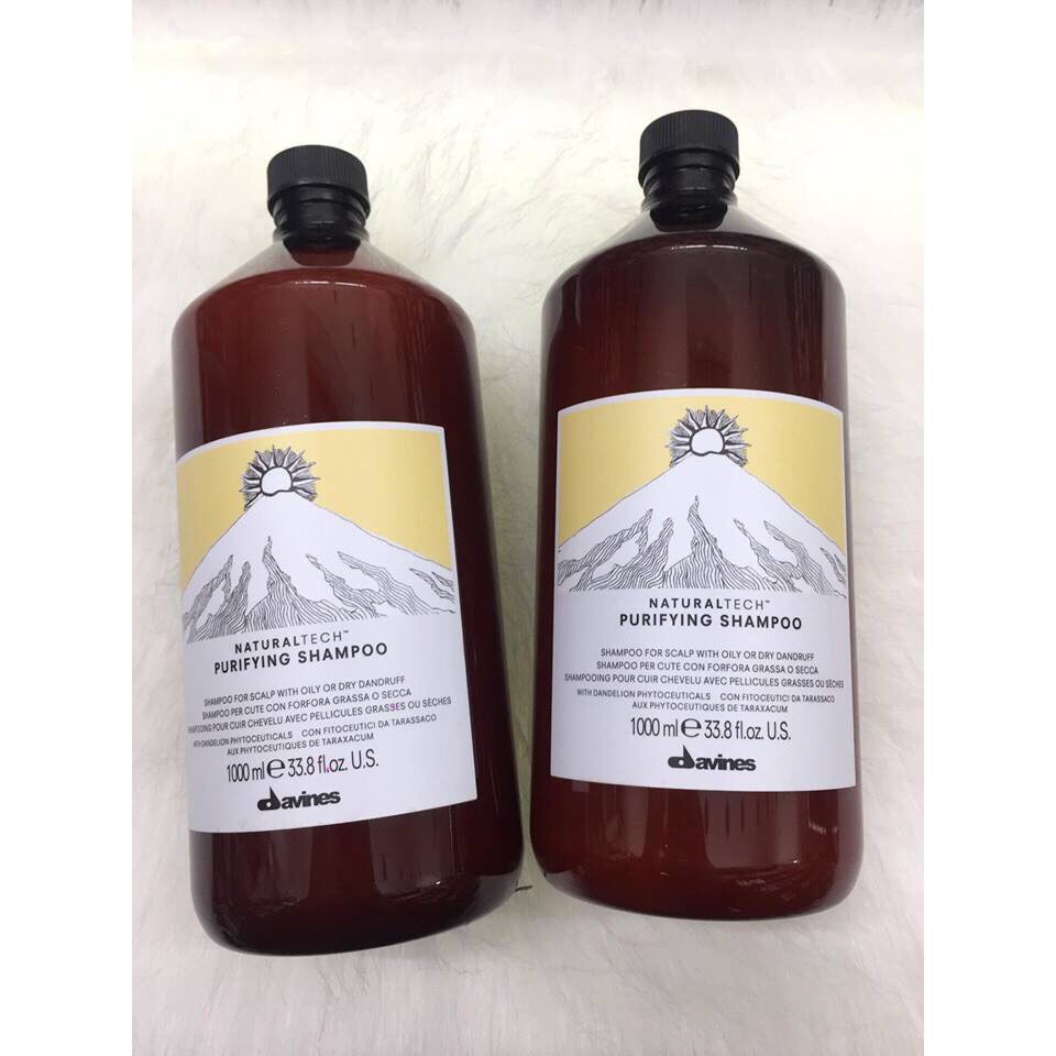 Dầu gội cho da đầu bị gàu DAVINES PURIFYING SHAMPOO 1000ML