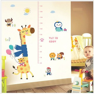 Decal đo chiều cao cho bé Way to go