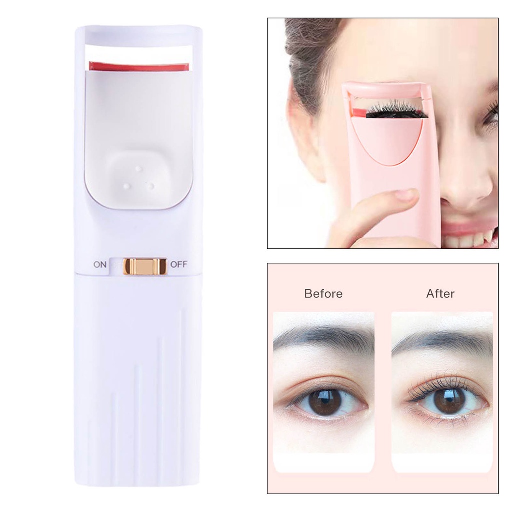 Dụng Cụ Uốn Lông Mi Chạy Điện Kích Thước Nhỏ Gọn Hiệu Quả Fenteer1 Dành Cho Bạn Nữ