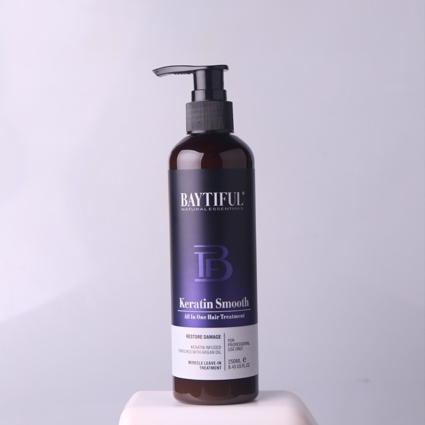 Dầu Xả Khô Phục Hồi Siêu Mềm Mượt BAYTIFUL Keratin Smooth All in One 250ml