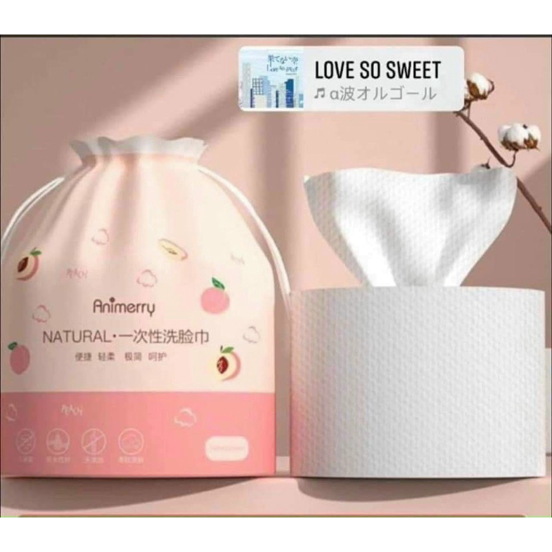 Khăn lau mặt khô tẩy trang đa năng YAGOONA cotton cao cấp YGN01 ( khăn tẩy trang túi hồng ) | BigBuy360 - bigbuy360.vn