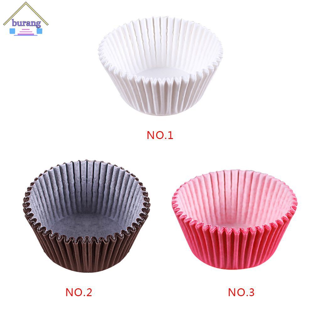 Set 100 Giấy Lót Bánh Cupcake Chống Dầu Tiện Dụng