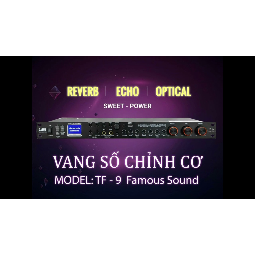 Vang Số Chỉnh Cơ JA TF9 - Tích hợp nhiều chế độ Karaoke