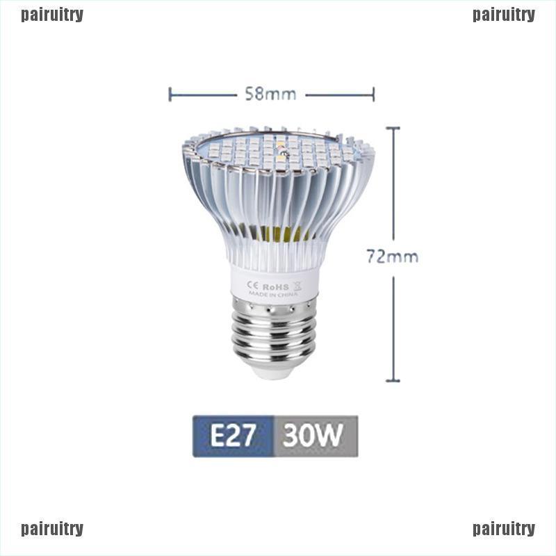 Đèn Led Kích Thích Tăng Trưởng Toàn Diện Phổ Quang 30w E27 Uv Ir