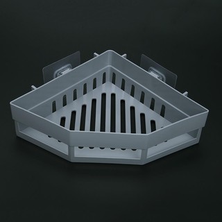 Storage Triangle Corner Drain Shelf Bathroom Storage Rack Container Organizer Shelf